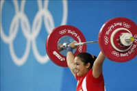 Elizabeth Poblete, de 22 años, que el año pasado representó a Chile en los Juegos Olímpicos de Pekín en la categoría de 75 kilos